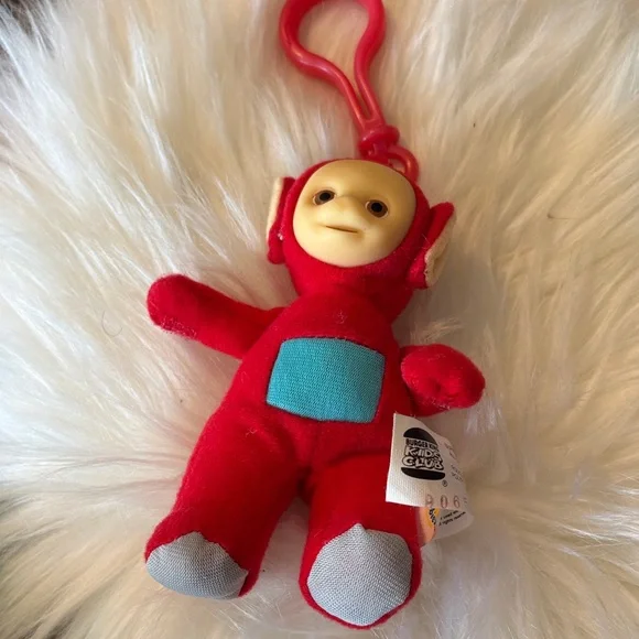 Teletubbies Plush Clip-On Set - Red, Green, Purple - Picture 3 of 6